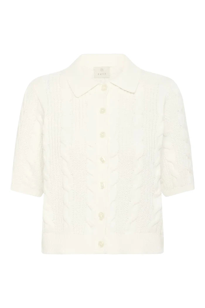 KAblair Knit Cardigan | Chalk