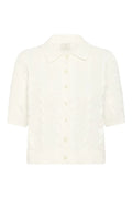 KAblair Knit Cardigan | Chalk