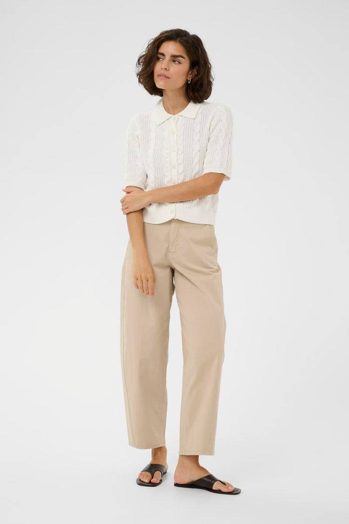 KAblair Knit Cardigan | Chalk