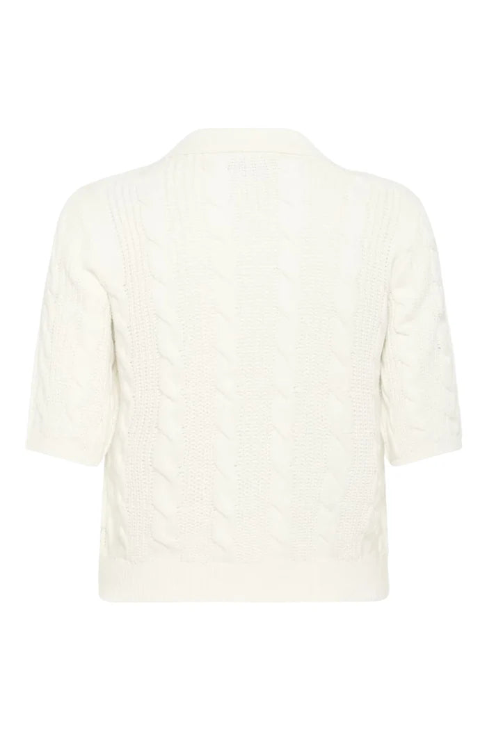 KAblair Knit Cardigan | Chalk