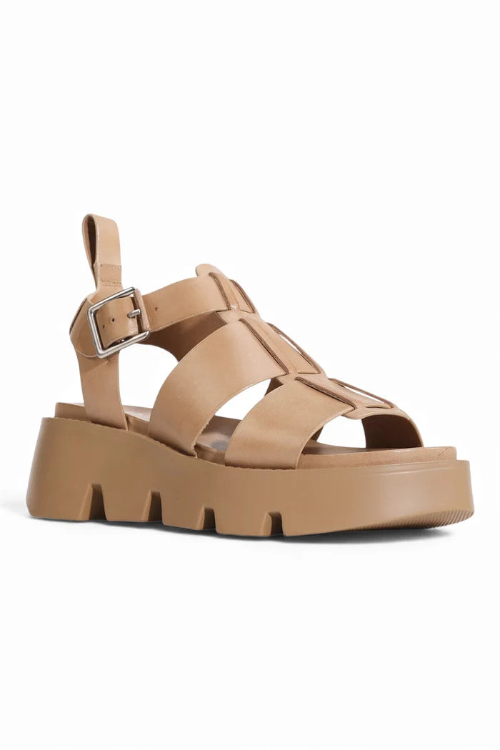 Kailan Platform Sandal | Desert