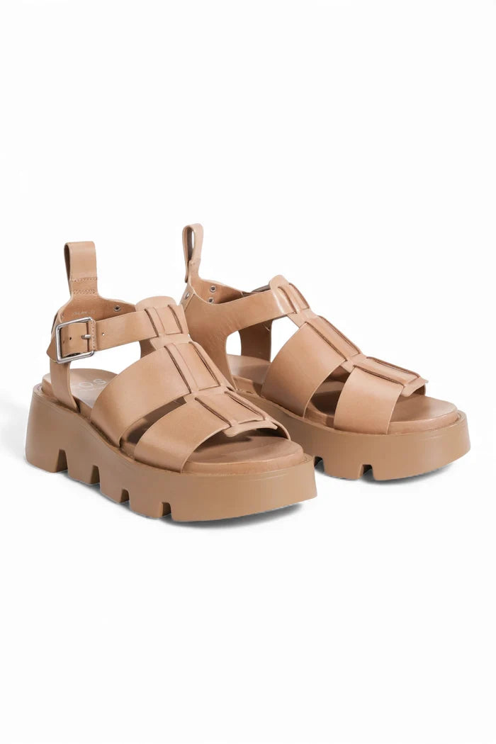 Kailan Platform Sandal | Desert