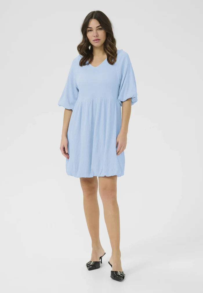 KAnani Balloon Dress | Soft Chambray