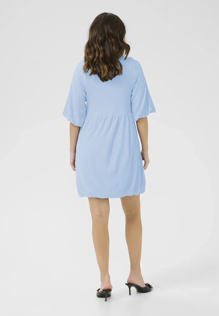 KAnani Balloon Dress | Soft Chambray