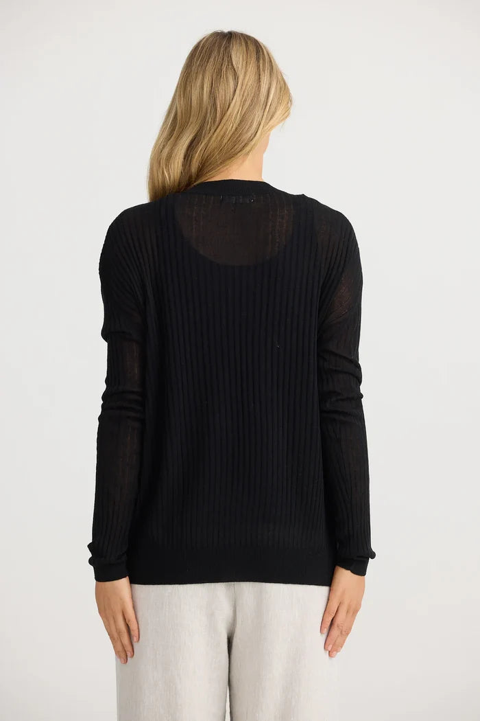 La Paz Knit Top | Black