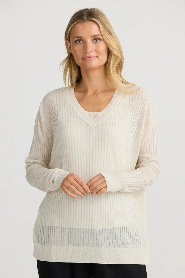 La Paz Knit Top | Natural