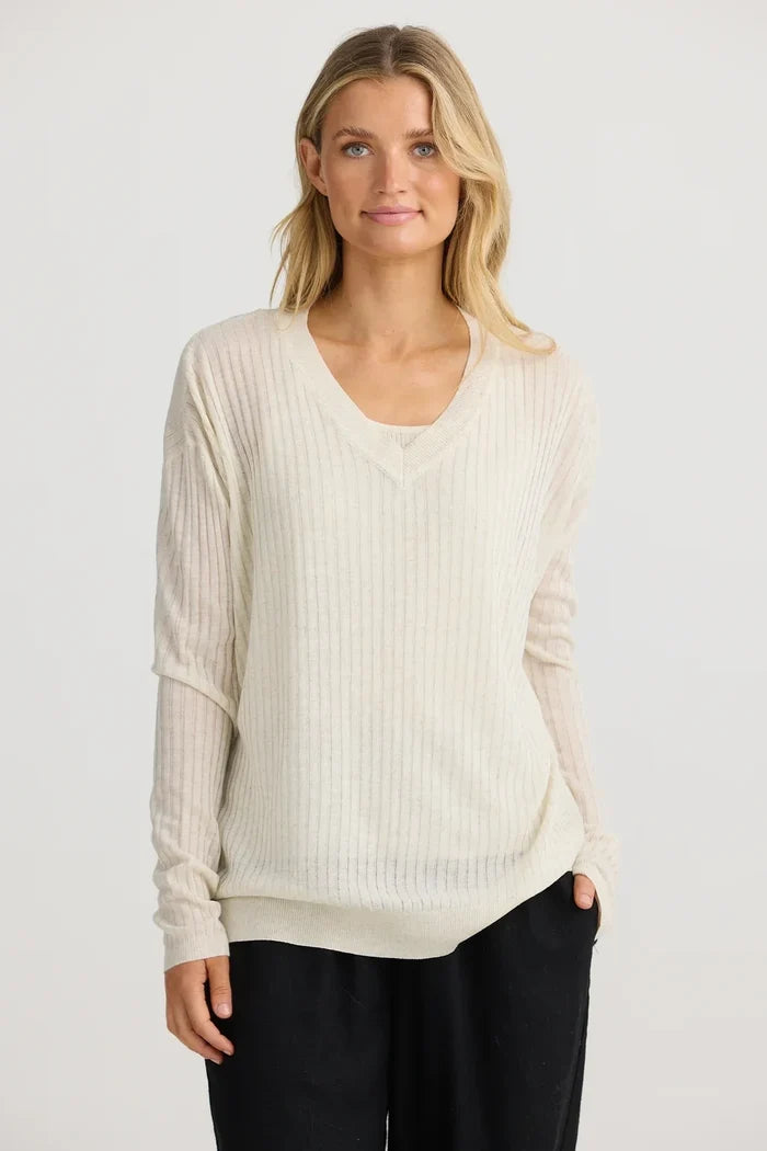 La Paz Knit Top | Natural