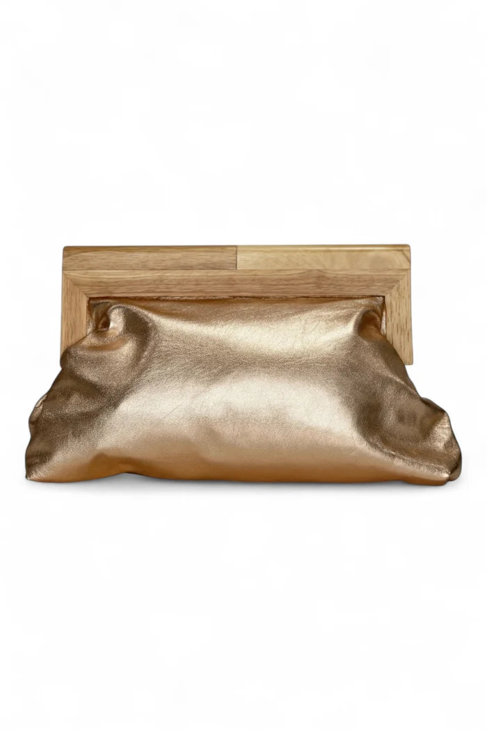 Large Evelyn Clutch | Rose Gold
