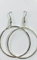 Large Hoops | Silver