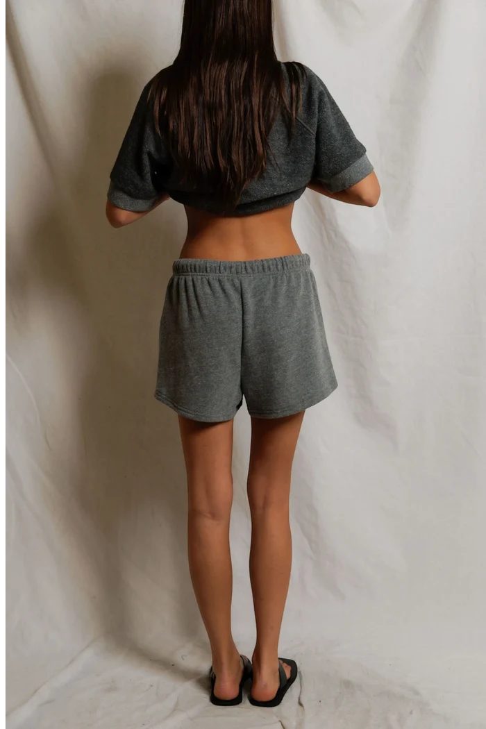 Layla Short | Dark Heather Grey