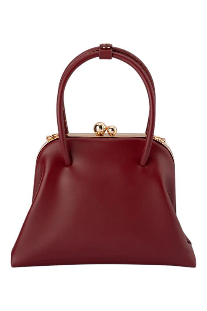 Leandra Top Handle Bag | Burgundy