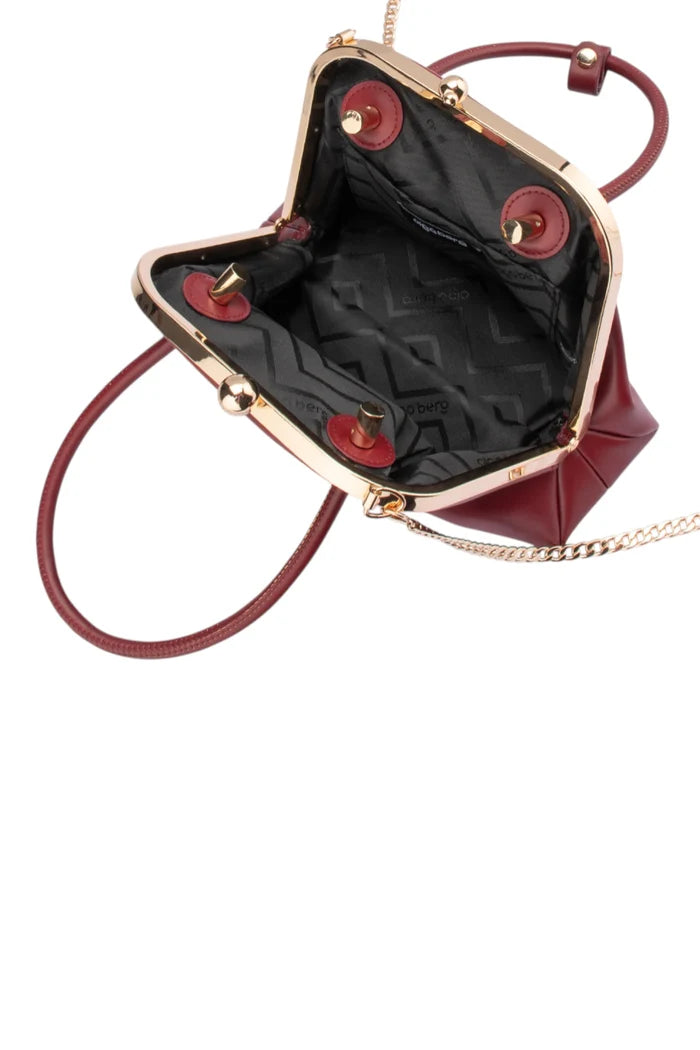 Leandra Top Handle Bag | Burgundy