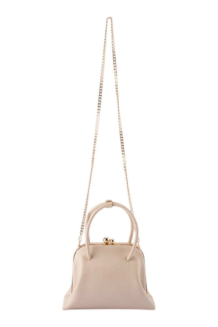 Leandra Top Handle Bag | Natural