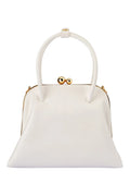 Leandra Top Handle Bag | White