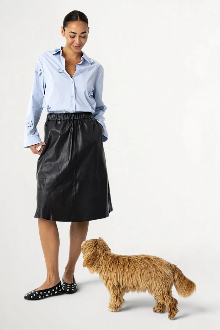 Leather Skirt | Black