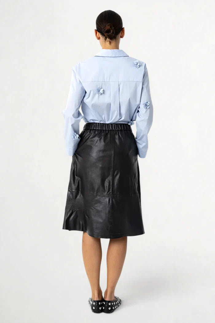 Leather Skirt | Black