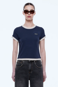Lenny T-Shirt | Nevy/Beige