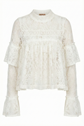 Lilabeth Lace Top | Clean Ivory