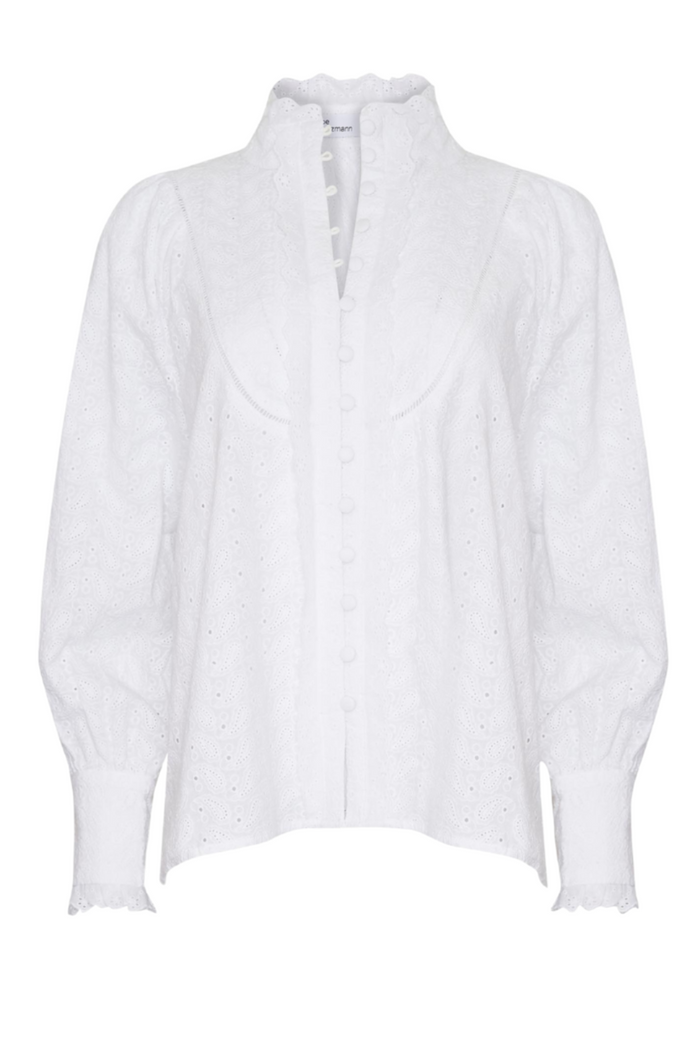 Linger Top in Porcelain