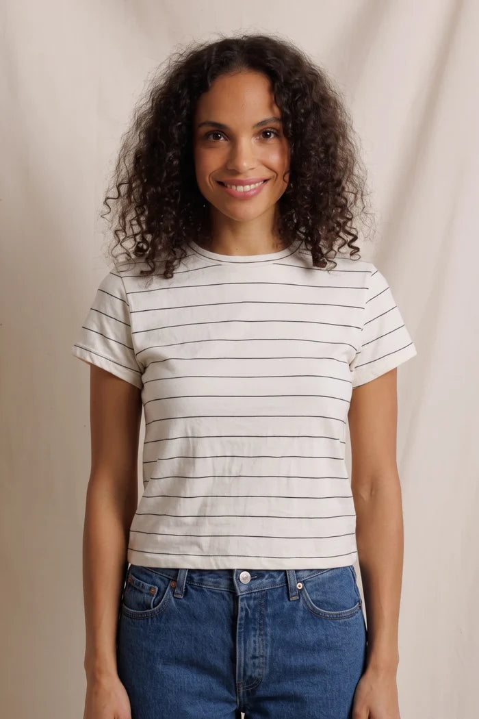 Lisa Tee | Natural Stripe