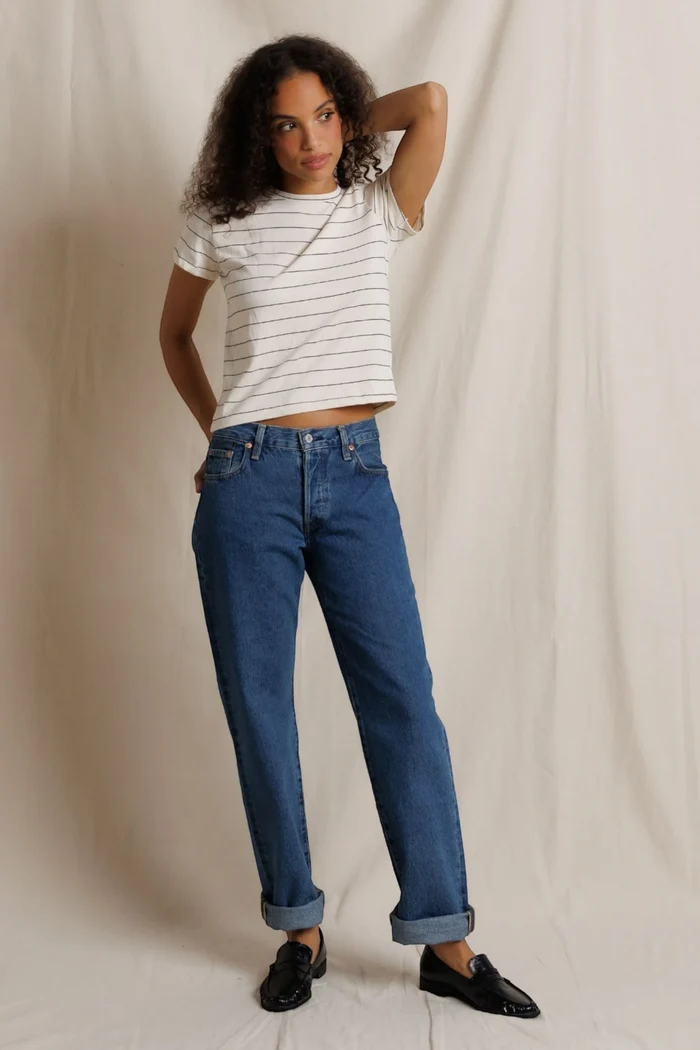 Lisa Tee | Natural Stripe