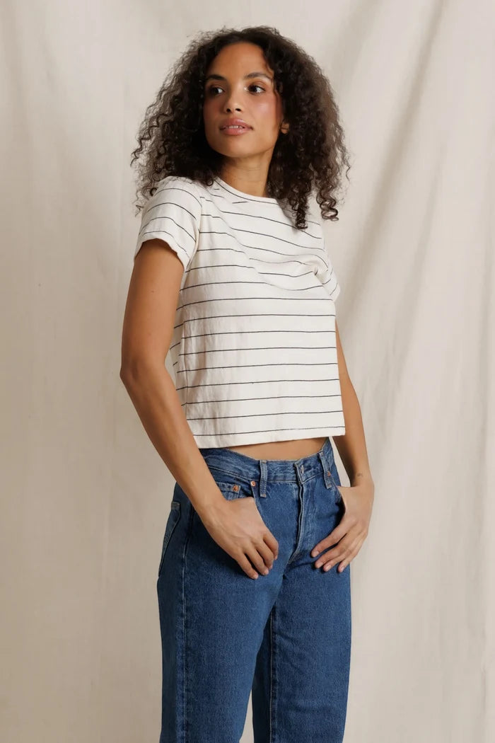 Lisa Tee | Natural Stripe