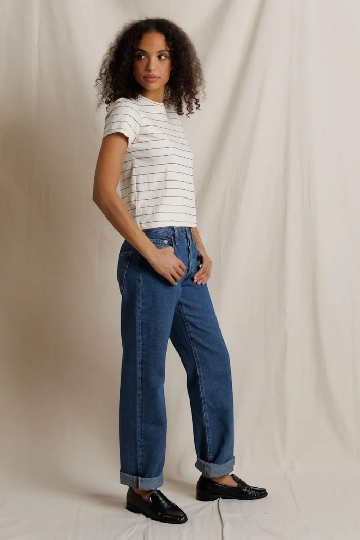 Lisa Tee | Natural Stripe