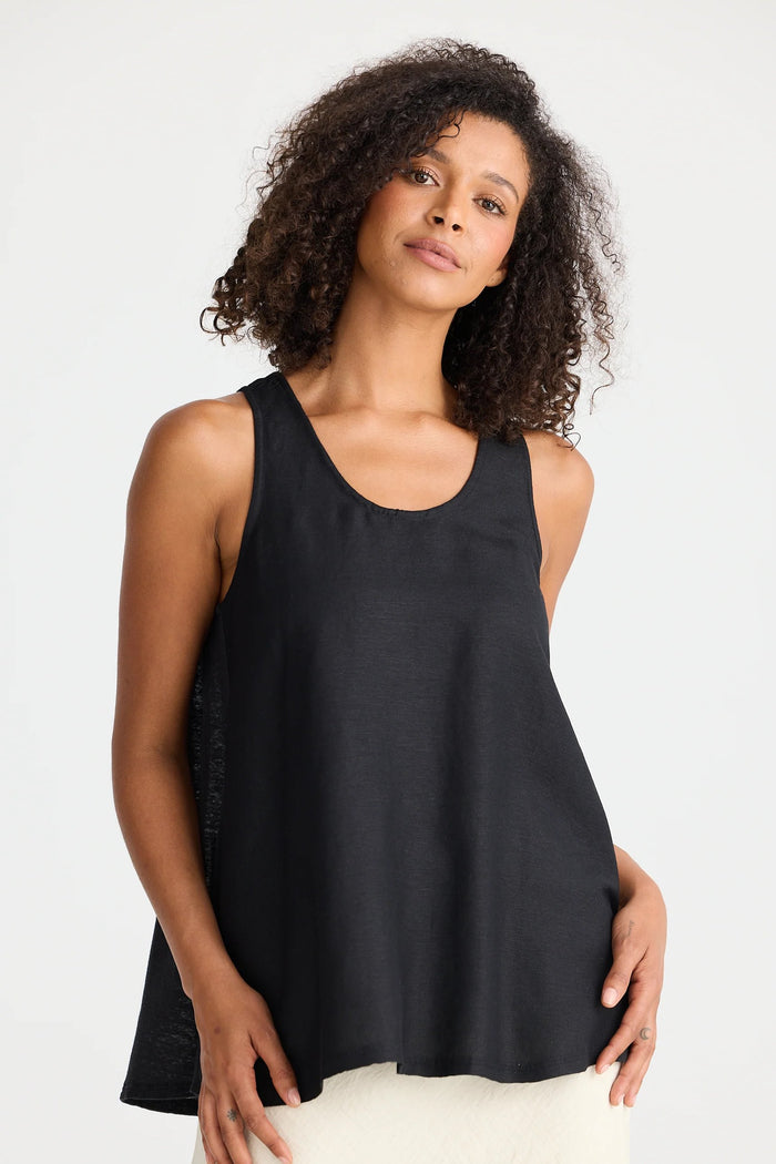 Livorno Singlet | Black