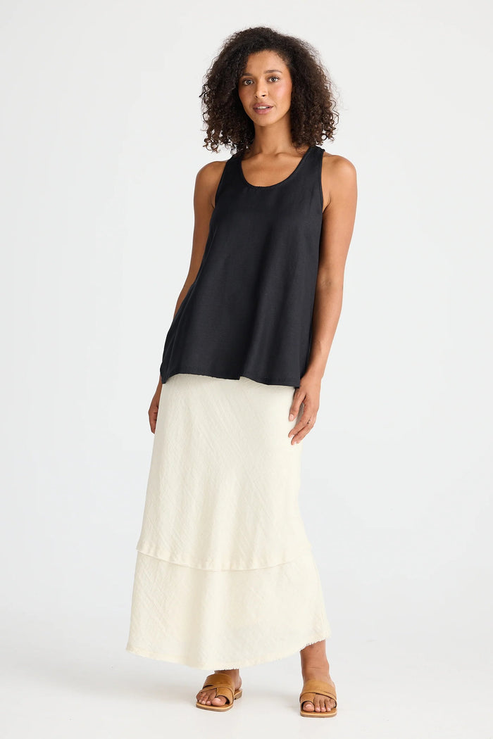 Livorno Singlet | Black