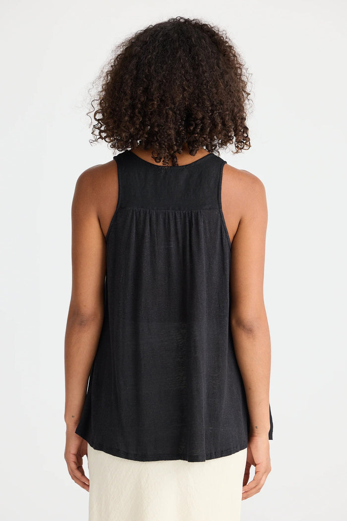 Livorno Singlet | Black