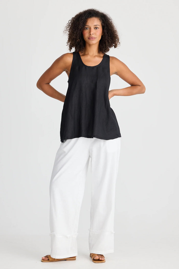 Livorno Singlet | Black