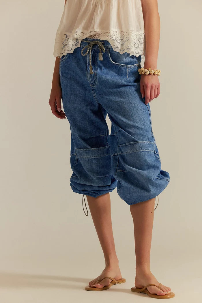 Logan Cinched Cargo Jeans | Harper
