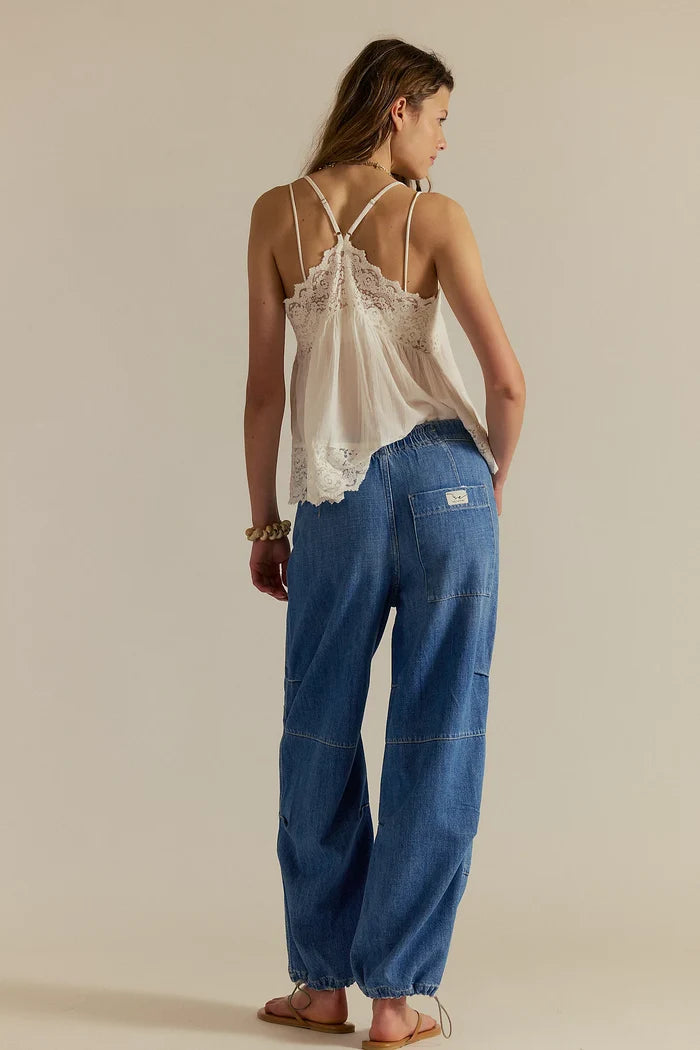 Logan Cinched Cargo Jeans | Harper