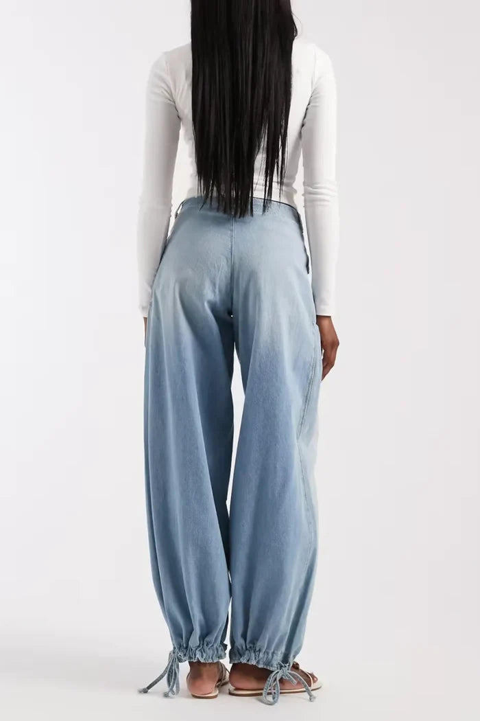 Lotus Balloon Jeans | Bijou Blue