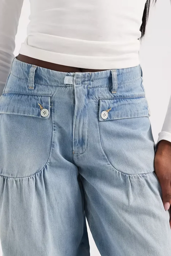 Lotus Balloon Jeans | Bijou Blue