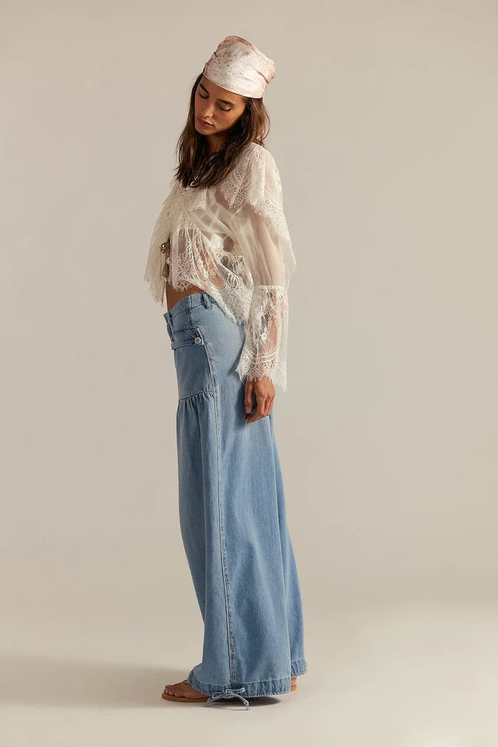 Lotus Balloon Jeans | Bijou Blue