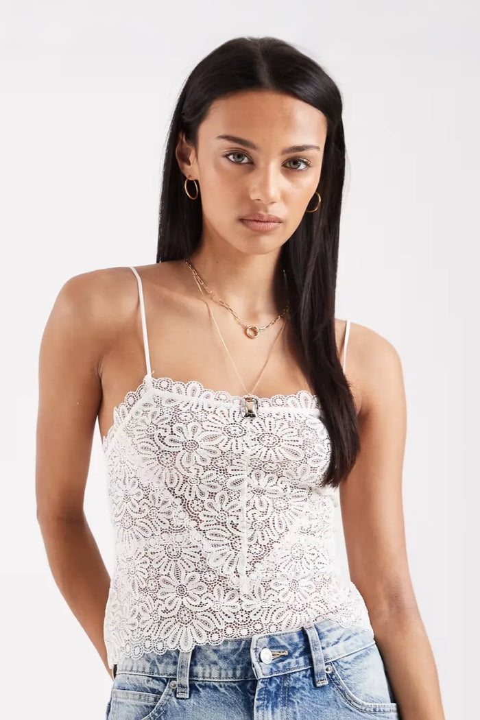 Love and Lace Cami | Clean Ivory