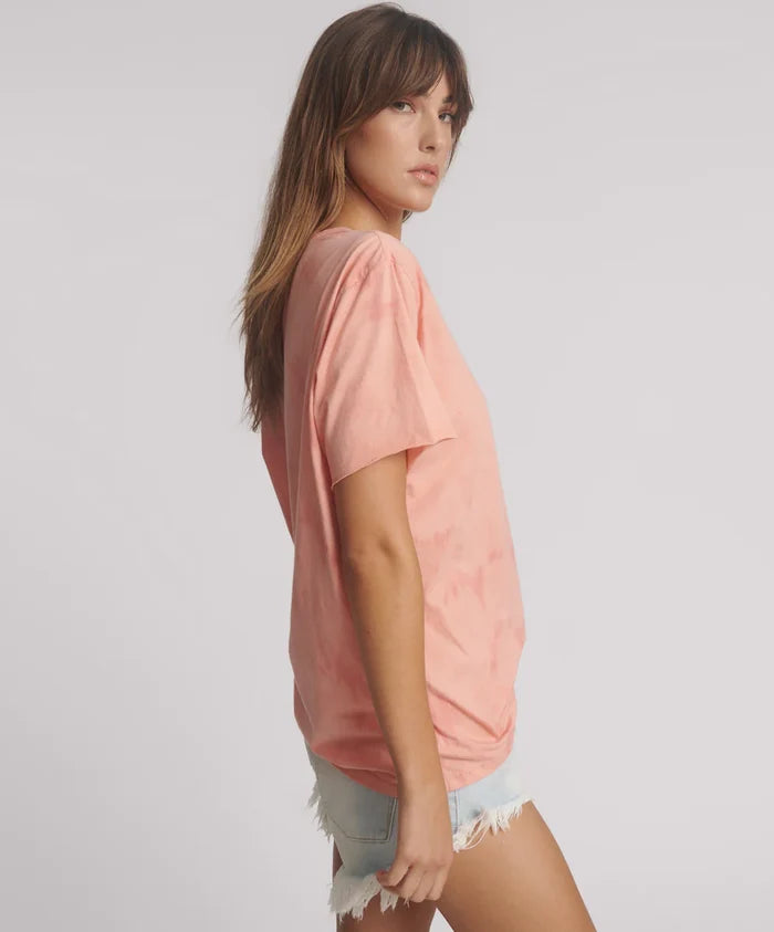 Love Sweat Tie Dye Boyfriend Tee | Pale Pink