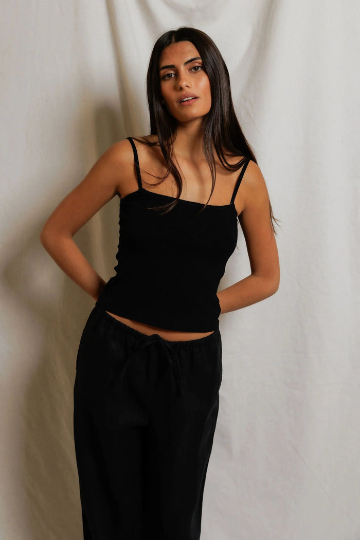Lucille Tank | True Black