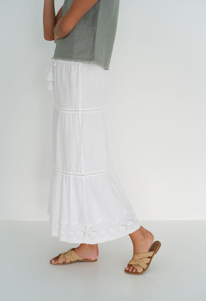 Lucy Skirt in White