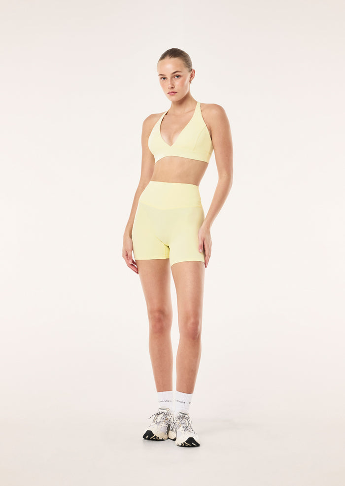 Lumen Sports Bra | Soft Yellow