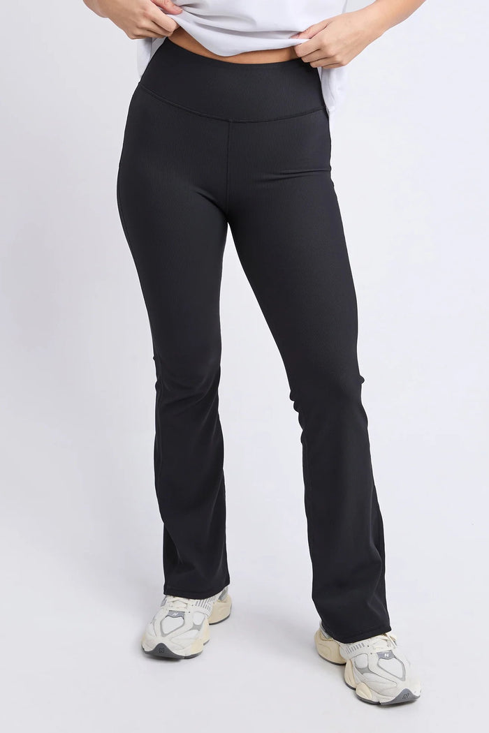 Luxe Rib Pant | Black