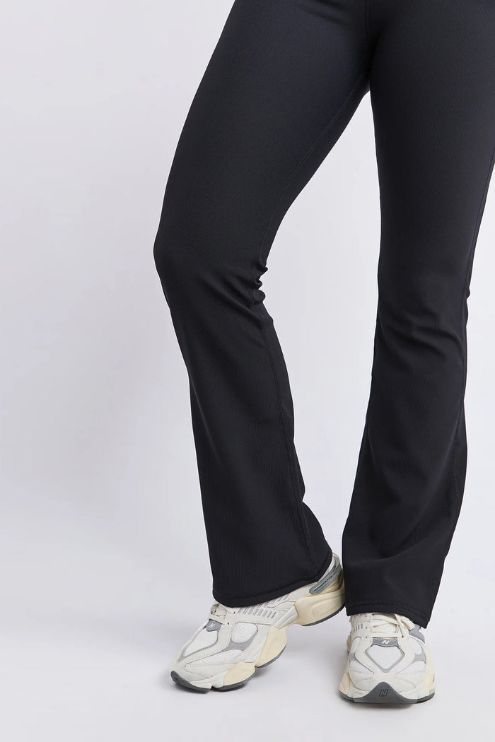 Luxe Rib Pant | Black