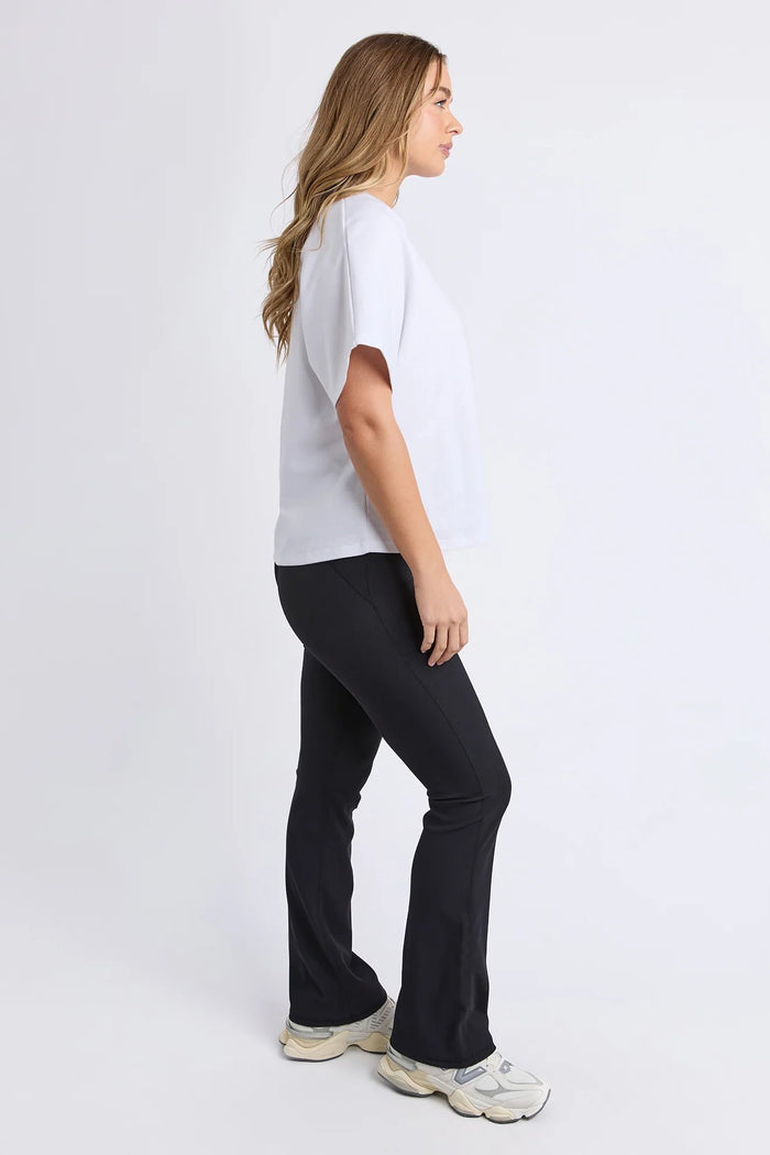 Luxe Rib Pant | Black