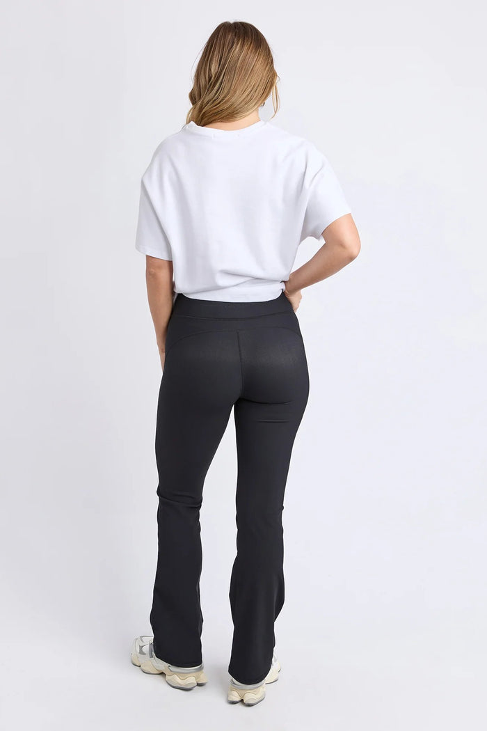 Luxe Rib Pant | Black