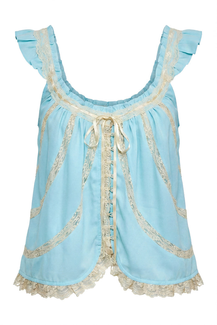Mabel Tank | Pastel Blue Combo