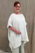 Maria Oversized Short Kaftan | Desert Sage