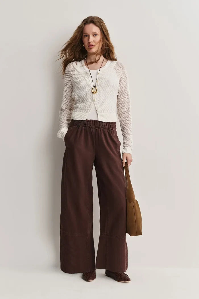 Maris Fine Gauge Cardi | Clean Ivory