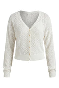 Maris Fine Gauge Cardi | Clean Ivory