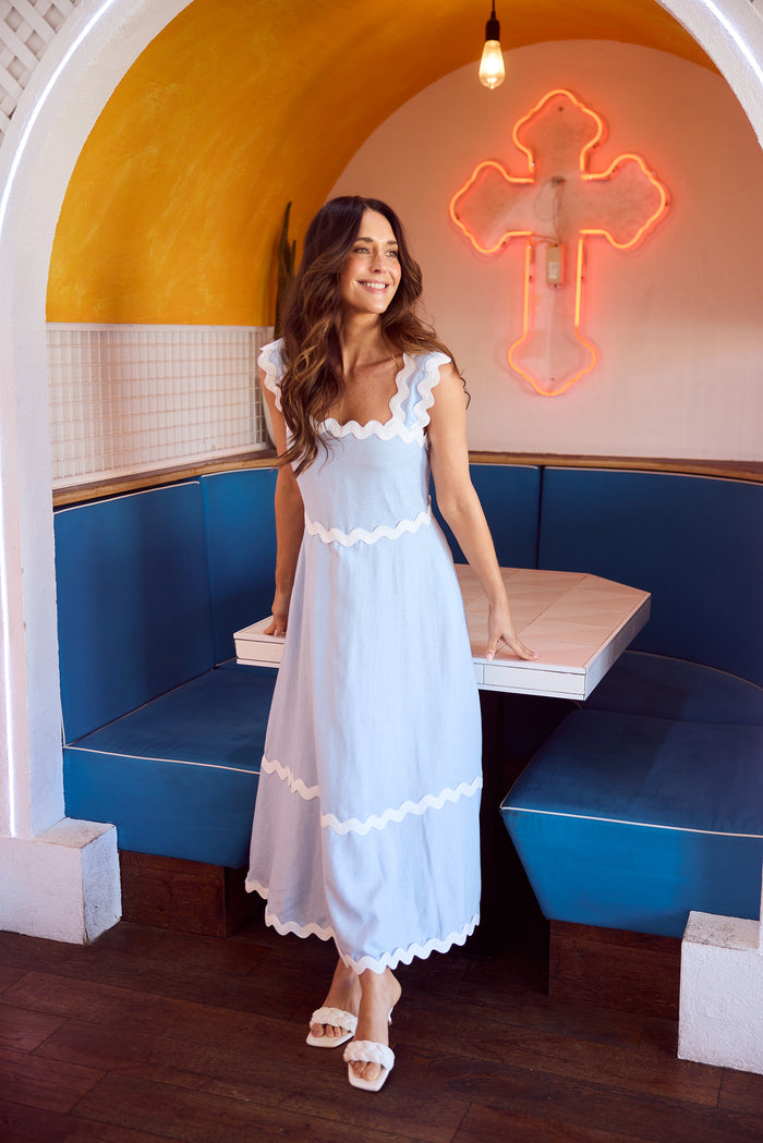 Marlo Midi Dress | Sky Blue